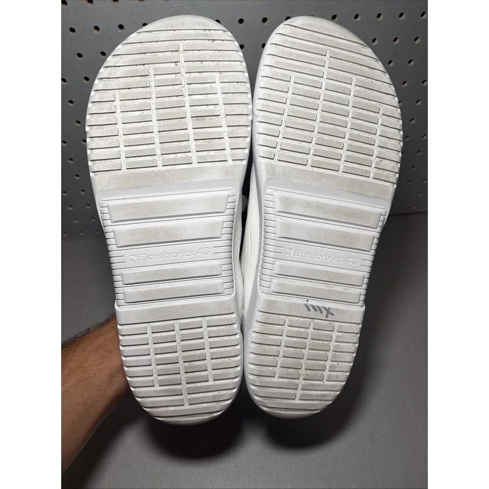 Barebarics Zing Barefoot Sneakers Shoes Mens Size US 10 EU 43 Leather White